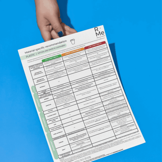 Guidelines matériaux plastiques